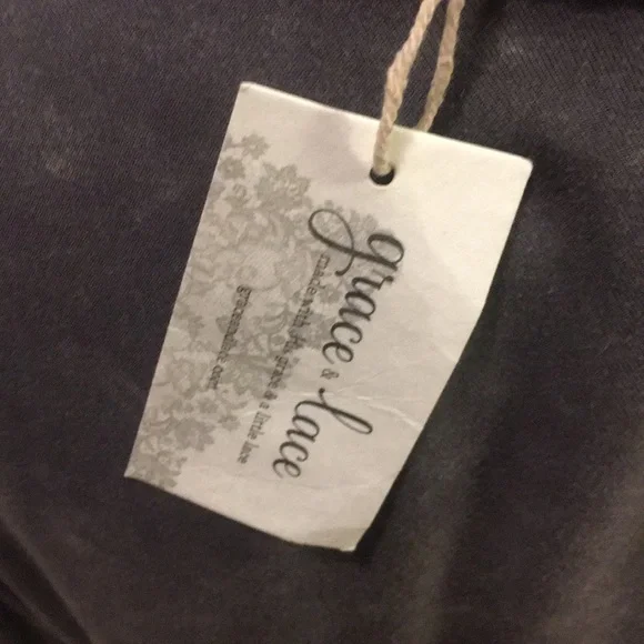 Grace & Lace Sadie‎ gray washed tencil tunic S - Picture 7 of 7